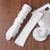 Venta al por mayor del fabricante Lana 100% Pura Manga Acampanada Tejido Cálido Calentadores de Brazo sin Dedos Guantes de Manga Larga Gran Cantidad en Stock