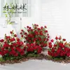 Kit de Rosa Artificial para el Día de San Valentín, Floral Pr para Pasillo de Boda