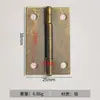 Jingmao Hardware Estilo Chinês Novo Dobradiça de 1,5 polegadas Caixa de Presente Pintada com Spray Lata Preta Embalagem 38*24mm