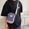 Lindo Bolso Pequeño de Nailon Estilo Japonés Fresco Estilo Universitario Bolso Bandolera Bolso de Hombro Portátil de Dibujos Animados para Estudiantes de Secundaria