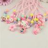 Versión coreana de joyería para niños collar de dibujos animados accesorios para niñas Perla de imitación Lindo collar de princesa tienda de 2 yuanes suministro de mercado nocturno