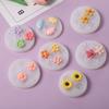 Molde creativo de silicona para dulces con forma de flor, accesorios de decoración para tartas de cumpleaños