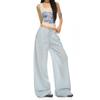 Pantalones Casuales de Cuadros Naranja Infantil Estilo Coreano Dulce para Mujer, Holgados, Ceñidos y con Caída, de Longitud Completa, Modernos y Versátiles