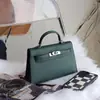 Bolsa Kelly Colorida Mais Vendida no Aliexpress, Bolsa de Mão Feminina Moda Europeia e Americana, Bolsa de Ombro Único Transversal de Alto Padrão para Mulheres