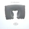 Suministro Directo de Fábrica Almohada Inflable de Seda de Leche Presionable Almohada Inflable para Cuello Portátil para Viajes en Avión Guardable Almohada Inflable en Forma de U