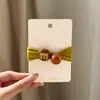 Gomas para el cabello de plástico de colores caramelo tipo M-Bean para mujer, Nuevo estilo coreano 2026, Gama alta, Sin marcas, Duraderas, No tiran del cabello