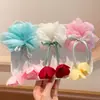 Goma para el Cabello de Flor de Tulipán para Niñas, Chongo Dulce Estilo Scrunchie, Estilo Princesa Nuevo Accesorio para el Cabello 2026