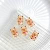 Acessórios Kapibalakatong para Nail Art Fofo Pequeno Kapidiy Dormindo Usar Creme para Unhas Cola Decoração de Resina