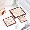 En Stock Nuevo Bandeja de Exhibición de Joyería de Madera Soporte de Exhibición para Collares Pulseras Pendientes Accesorios para Fotografía Comercial de Joyería