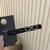 Nuevo Exquisito Pasador Negro Estilo Coreano, Pinza para el Cabello de Pedrería de Alta Gama, Pinza de Pato Versátil, Pinza Lateral
