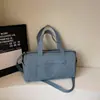 Bolsa de Fitness Deportiva para Mujer de Gran Capacidad Marca de Moda Portátil para Viajes Cortos Bolsa de Almacenamiento para Equipaje de Viaje Logo Imprimible