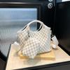 Bolsa Feminina Simples e Fashion para o Trabalho Grande Capacidade Nova Bolsa Tote Feminina Primavera e Outono 2025 Bolsa de Ombro Relaxante Bolsa de Mão