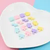 Accesorios de resina para bricolaje, divertidos Tetris, funda para teléfono móvil, material de color, rompecabezas de bloques de construcción, material hecho a mano