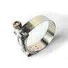 Abrazadera de garganta tipo T de acero inoxidable resistente, abrazadera de sujeción de anillo de tubo, abrazadera de tubo fuerte estilo europeo, abrazadera de apriete, anillo de abrazadera con hebilla reforzada