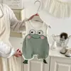 Ropa de Bebé Recién Nacido Verano 2026 Nuevo Súper Lindo Bebé Verano Algodón Puro Gasa Sin Mangas Dibujos Animados Chaleco Mono