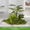 Musgo Sintético Decoración Suave para Interiores Conjunto de Micro Paisaje Combinación Exhibición en Ventana Pasillo Musgo Artificial Plantas Verdes Arreglo de Paisajismo Decoración