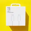 Ponto Apple 15 Carregamento Rápido Duplo c Cabo Trançado Caixa de Embalagem tipo-c para tipo-c Cabo de Dados Caixa de Embalagem Atacado