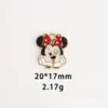 Colar com Pingente de Mickey e Minnie Mouse Pato Donald Liga de Zinco Brincos Pingente Pulseira