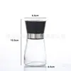 Molinillo de pimienta negra para uso doméstico, botella molinillo de especias multifuncional manual, botella dispensadora de pimienta negra y sal marina recién molidas