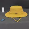 En stock Algodón Puro Lavado Sombrero de Pescador con Volantes Hyun-a Sombrero de Cubo para Mujer para Compras y Viajes Sombrero de Sol Personalizado de Moda