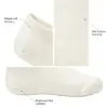 Calcetines cortos de algodón de color liso transfronterizos para mujer, disponibles en varios colores y personalizables; calcetines casuales de canalé de alta elasticidad para hombre tipo mocasín al por mayor