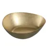 Tazón vintage de acero inoxidable para snacks, tazón para condimentos de hot pot, tazón de cena de forma irregular, tazón para papas fritas y kimchi, plato para platillos fríos, tazón para salsa para mojar