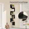 Estantes de pared transfronterizos, paneles de almacenamiento multicapa de tablero de madera y plástico, estantería de pared para esquina, estante triangular de esquina para uso doméstico