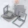 Caja de joyería con forma de corona para ceñir la cintura, superventas transfronteriza, caja para anillos de piel sintética, caja de regalo de Navidad, caja pequeña para embalaje de joyería, accesorios