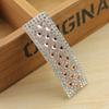 L462 Acessórios de Cabelo Strass Presilha Bb Retangular Grande Franja Presilha Lateral Presilha Superior Cabelo Quebrado