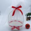 Fábrica Produciendo Estilo Pastoral Cesta de Flores de Regalo de Acompañamiento Cesta de Almacenamiento para el Hogar Regalo de Cumpleaños Personalizado Tejida Portátil para Arreglos Florales