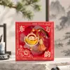 Año de la Oveja Ben Ming Nian Song Brocado Pequeña Oveja Colgante para Bendición Llavero Adorno de Bolsa Regalo de Año Nuevo Compañero Regalo de Suerte