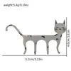 Clip Marcador de Partituras Multifuncional Transfronterizo con Temática de Gatos, Clip de Fijación Universal para Cuaderno de Manualidades Metálicas y Libros de Partituras
