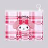 Nueva Bolsa con Cremallera de Dibujos Animados Melody Semi-Transparente Mate Estuche para Bolígrafos de Papelería Bolsa Multifuncional para Almacenamiento de Documentos