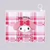 Bolsa con Cierre de Anillo de Dibujos Animados Sanrio Estuche para Estudiantes Almacenamiento de Papelería Bolsa Translúcida Autosellante Bolsa de Empaque Doméstico de Nicho