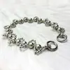 Plata Estilo Dulce Frío Cadena de Muñeca Funda para Teléfono Móvil Cadena de Cuentas Hecha a Mano Llavero Colgante para Teléfono Móvil Nueva Cadena de Perlas para Teléfono Móvil