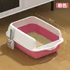 Caixa de Areia para Gatos, Semifechada, Tamanho Grande, Elevada para Evitar Espirros, Vaso Sanitário para Gatos, Acessórios para Gatos, Caixa de Areia para Gatos com Pá, Atacado do Fabricante