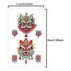 Adesivos de Tatuagem de Dragão Estilo Chinês Transfronteiriços, à Prova d'Água e Duradouros, para Homens e Mulheres, Design de Cabeça de Dragão Grande para Braços e Cintura, Adesivos de Tatuagem Realistas