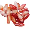 Ágata Vermelha de Gelo Contas de Arroz Jade De acordo com Oval Grande Passe-partout Contas Soltas pulseira diy Colar Contas