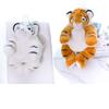 Mochila de peluche de tigre de simulación transfronteriza, regalo para niños, mochila escolar para estudiantes, regalo para actividades del zoológico