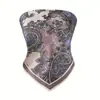 Pañuelo de seda con estampado de leopardo dulce y fresco para cruzar el pecho, bufanda de seda impresa para mujer, impresión digital a doble cara, sarga de seda, bufanda de alta calidad, personalización individual pequeña