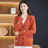 Nueva Colección Primavera, Otoño e Invierno 2026: Ropa de abrigo para mujer, Cárdigan de punto cálido, Ropa de abrigo estilo mamá, Chaqueta suéter, Top para mujer