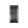 Bestseller Transfronterizo de Amazon/Rejilla Decorativa de Piso de Metal para Ventilación de Aire de Acero con Salida de Aire Ajustable