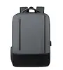 Mochila Sencilla Transfronteriza, Bolsa para Computadora Multifuncional de Gran Capacidad, Moderna, Sencilla, Informal, Mochila para Hombres para Viajes Cortos