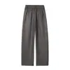 Pantalones Anchos de Pierna Recta con Pliegues Drapados Estilo Old Money para Hombre, Pantalones Casuales Transpirables de Otoño, Pantalones de Traje Drapados de Pierna Recta de Moda