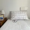 Fundas de Almohada Casuales de Algodón Puro, un Par de Fundas de Almohada Individuales Gruesas para Hombre 100% Algodón, Fundas de Almohada 48cmx74cm