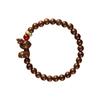 Pulsera Creativa Linda de Ciervo con Cuentas de Sándalo Buda Pulsera de Sándalo Verde Natural Pulsera de Madera Joker para Mujer Venta al por Mayor