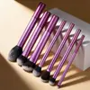 Conjunto de Pincéis de Maquiagem de Cabo Longo com 12 Peças, Incluindo Pincel para Blush, Pincel para Pó, Pincel para Sobrancelhas, Pincel para Sombra e Pincéis de Cor Mista, Conjunto Completo, Tktemu Dropshipping