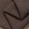 Tela de poliéster 100% color liso imitación lino para tapicería de sofás de casas de huéspedes, cojines de ventanales y tela decorativa resistente al desgaste