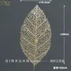 Simulação Phalaenopsis Dourada Eucalipto Folha de Ginkgo Flor de Ano Novo Acessórios para Balde de Ano Novo Flores Artificiais Decorativas Atacado