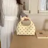 Bolsa de Design de Nicho 2026 Nova Bolsa Transversal Retro de Bolinhas Bolsa de Bolinho Simples Casual Bolsa de Ombro para o Dia a Dia